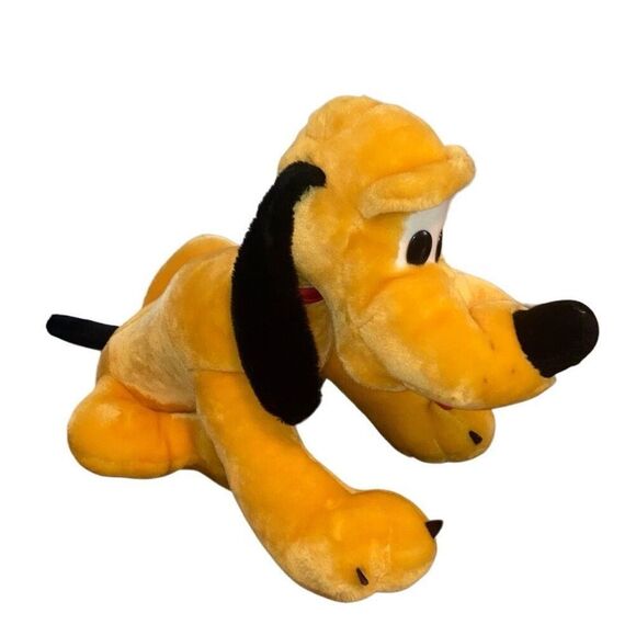 Vintage Disney Large Oversized Plush Pluto Dog Stuffed Animal Toy Collectible - Picture 5 of 6